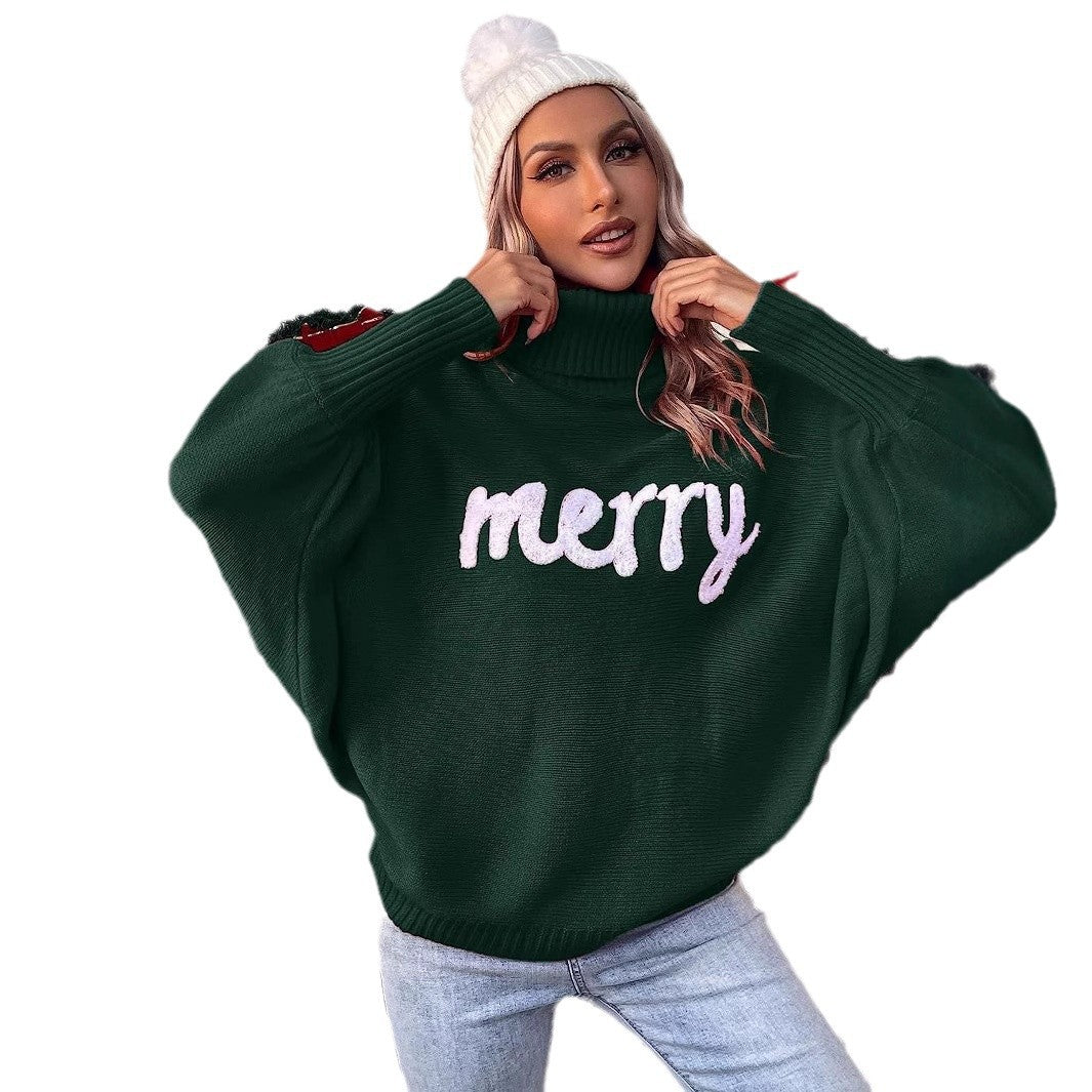 Damen Oversized Rollkragenpullover EB