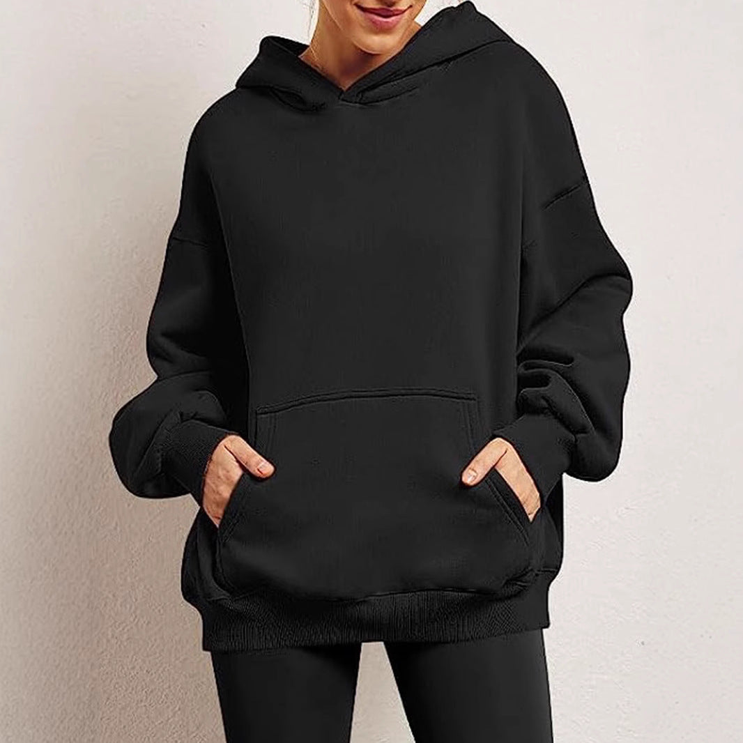 Damen bequemer Kapuzenpullover EB