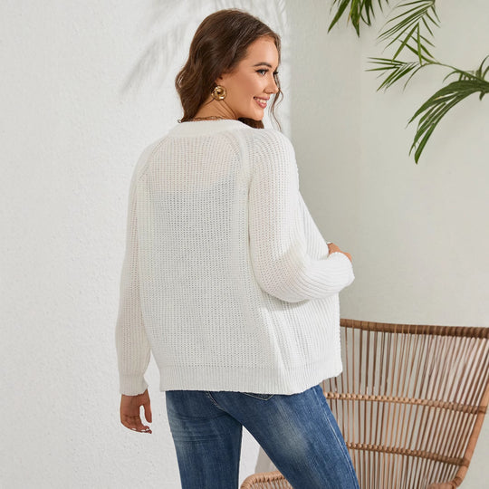 Damen Strickcardigan mit offenem Schnitt und feiner Struktur EB