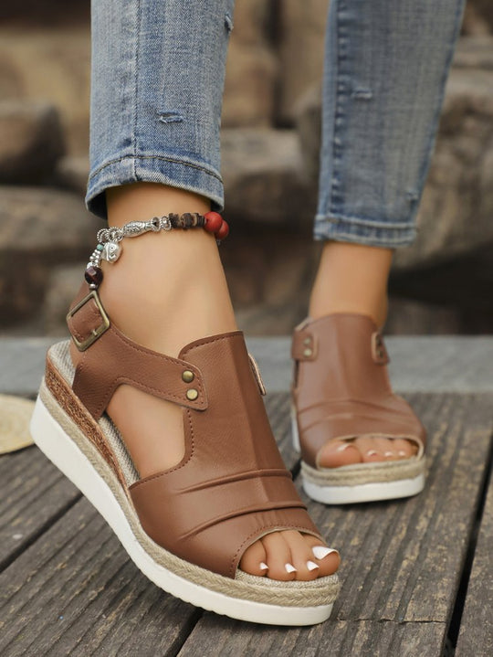 Damen Plateau Sandalen EB