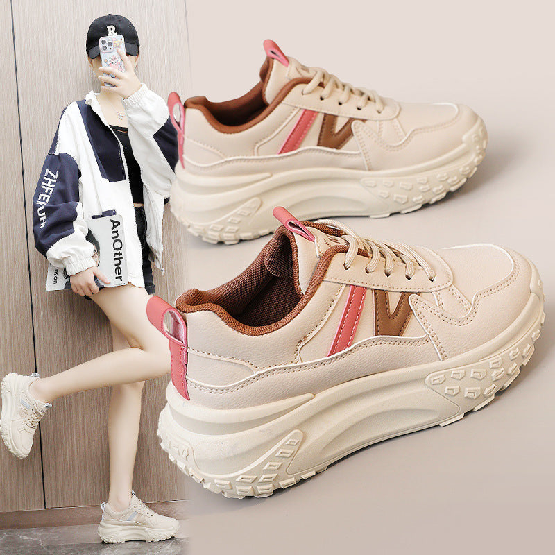 Damen Chunky Sneakers mit dämpfender Laufsohle und atmungsaktivem Obermaterial EB
