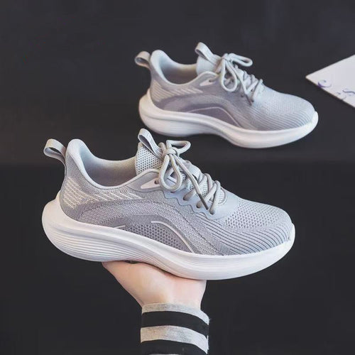Damen Atmungsaktive Laufsneaker mit flexibler Sohle und dämpfendem Fußbett EB