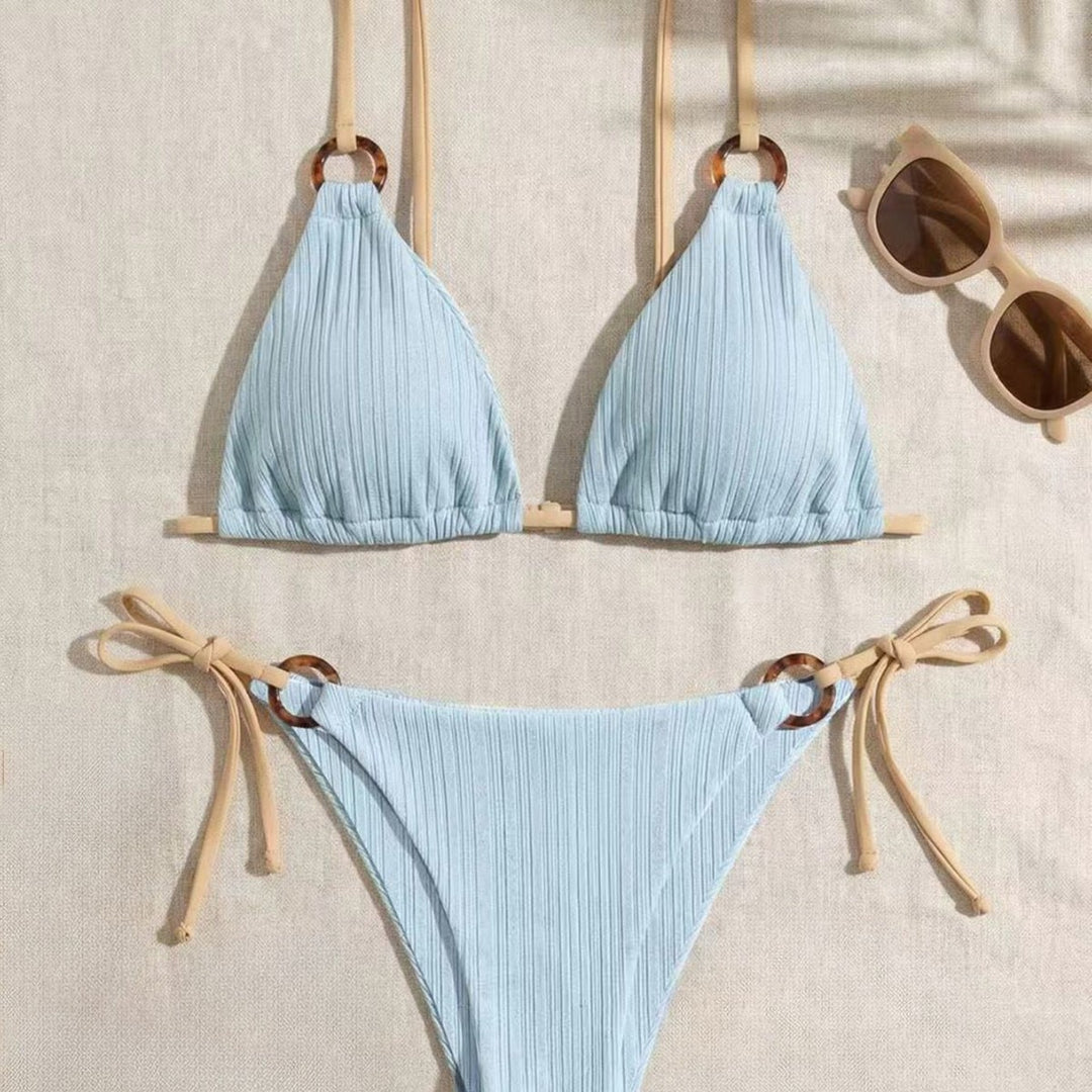 Damen Dreiecksbikini mit verstellbarem Träger EB