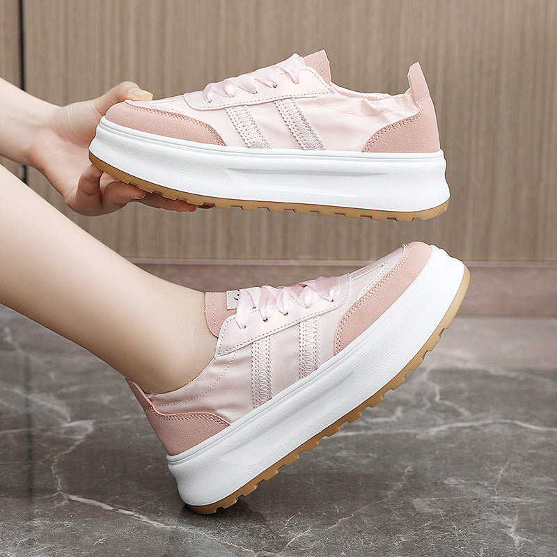 Damen Komfortable Chunky Sneakers mit atmungsaktiver Mesh-Oberfläche EB