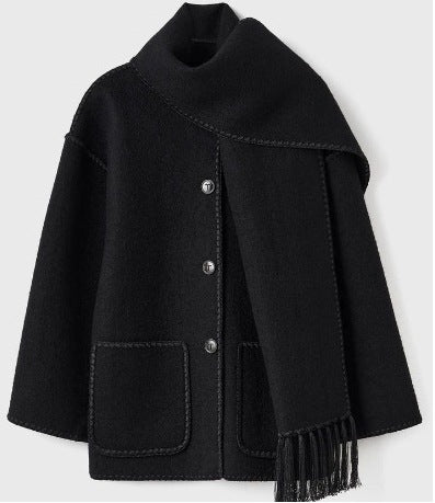 Damen Fransenjacke mit eleganter Saumverzierung EB
