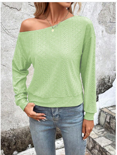 Damen Komfortables und stilvolles asymmetrisches Sweatshirt EB