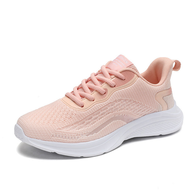 Damen Leichte und atmungsaktive Sport Sneakers mit flexibler Sohle EB