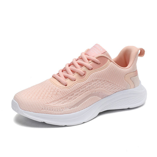 Damen Leichte und atmungsaktive Sport Sneakers mit flexibler Sohle EB