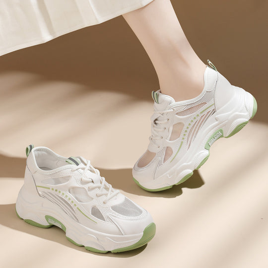 Damen Sportliche und atmungsaktive Sneakers mit dämpfenden Eigenschaften EB