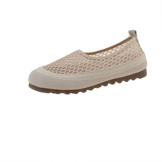 Damen leichte und atmungsaktive Mesh-Ballerinas EB