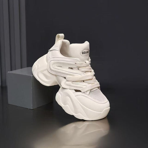 Damen Sportliche Chunky Sneakers mit atmungsaktiver Mesh-Oberfläche und innovativem Dämpfungssystem EB