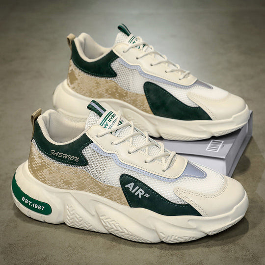 Damen Modische Laufsneaker mit atmungsaktivem Mesh-Obermaterial und trendigen Details EB