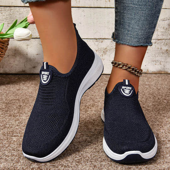 Damen Hochwertige und flexible Slip-On Freizeit-Schuhe EB