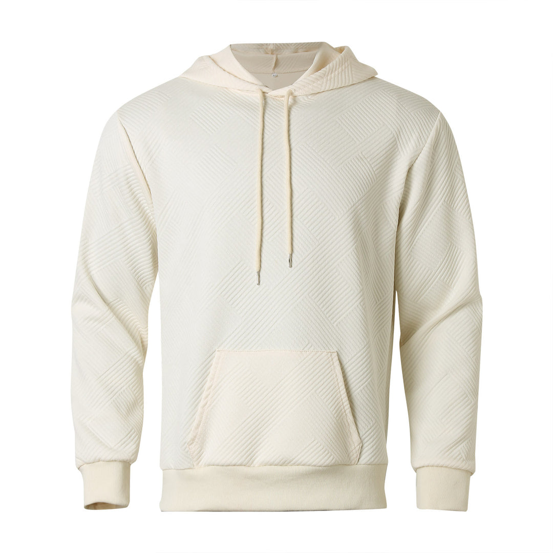 Herren Kapuzenpullover mit strukturiertem Design und praktischer Kängurutasche EB