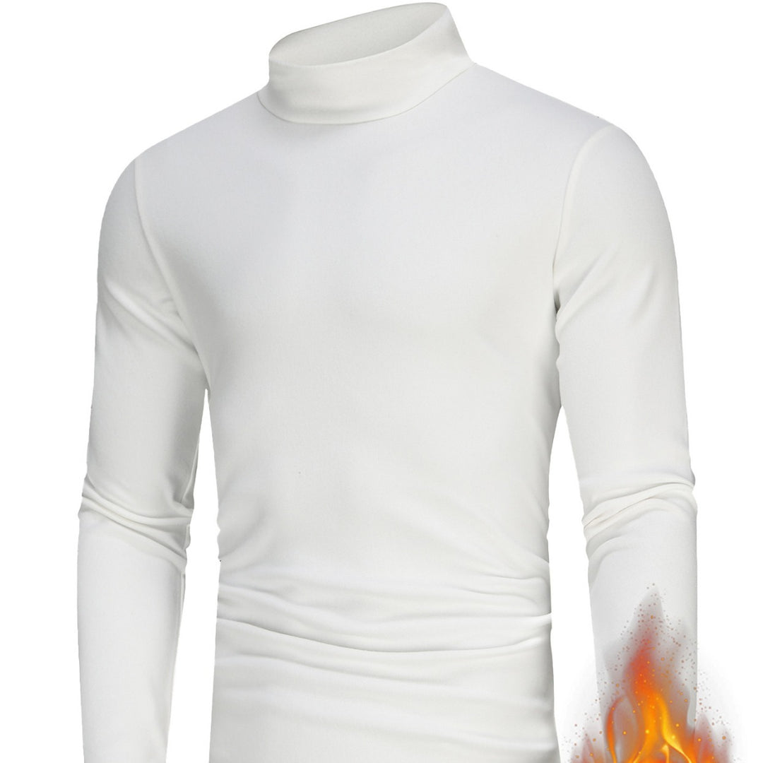 Herren Langärmliges Turtleneck Shirt mit atmungsaktivem Material EB