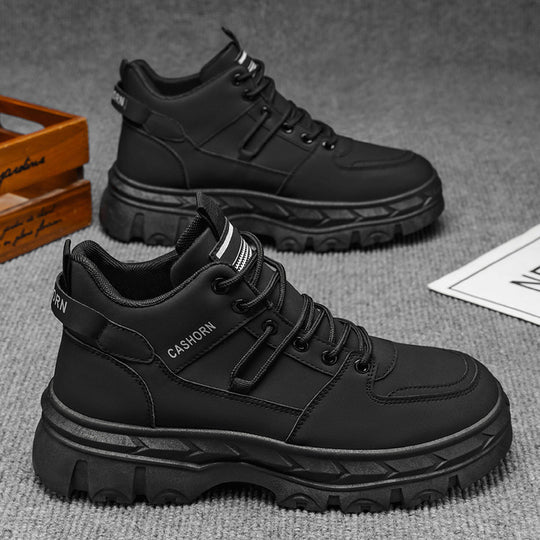 Herren Hohe Winterstiefel mit rutschfester Sohle von EB