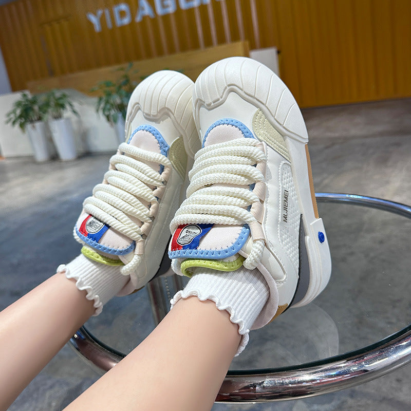 Damen Sportliche Sneaker mit atmungsaktiver Obermaterialstruktur und rutschfester Sohle EB