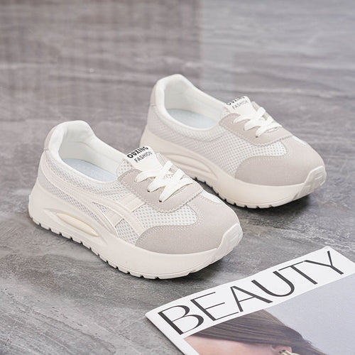 Damen Bequeme Sport-Sneaker mit atmungsaktivem Obermaterial und dämpfender Laufsohle EB