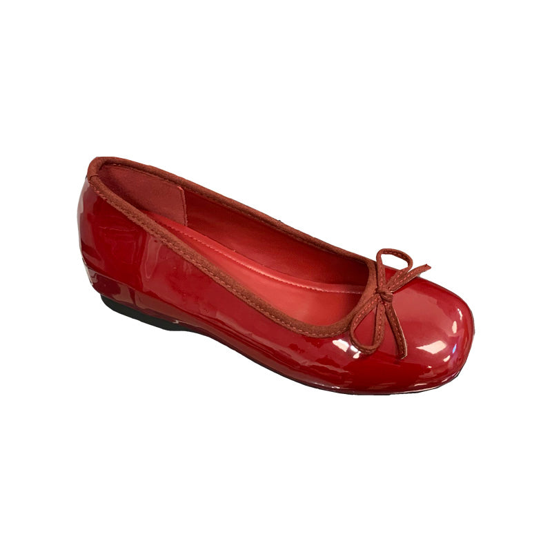 Damen Ballerinas mit dekorativer Schleifenverzierung und bequemer Sohle EB