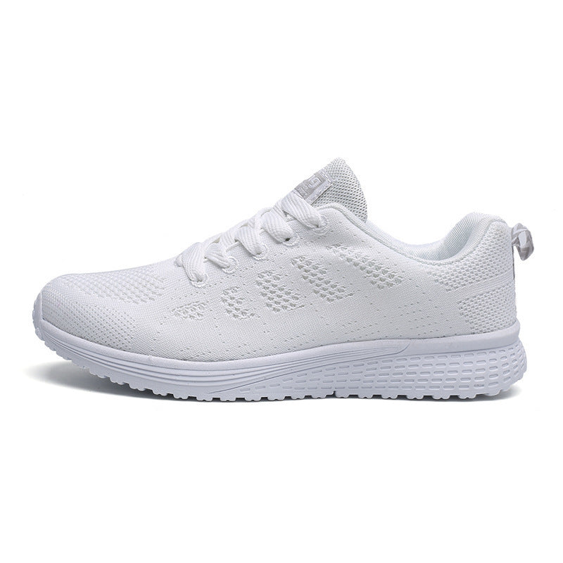 Unisex leichte gestrickte Freizeit- und Laufsneaker mit stoßabsorbierender Komfortsohle EB
