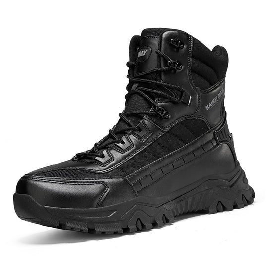 Herren Tactical Wanderstiefel mit hohem Knöchelschutz und rutschfester Sohle EB