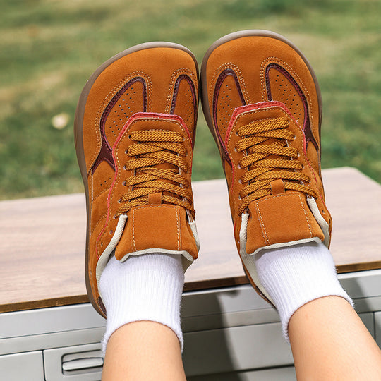 Damen Sportliche Sneaker mit atmungsaktivem Obermaterial und stabiler Sohle EB