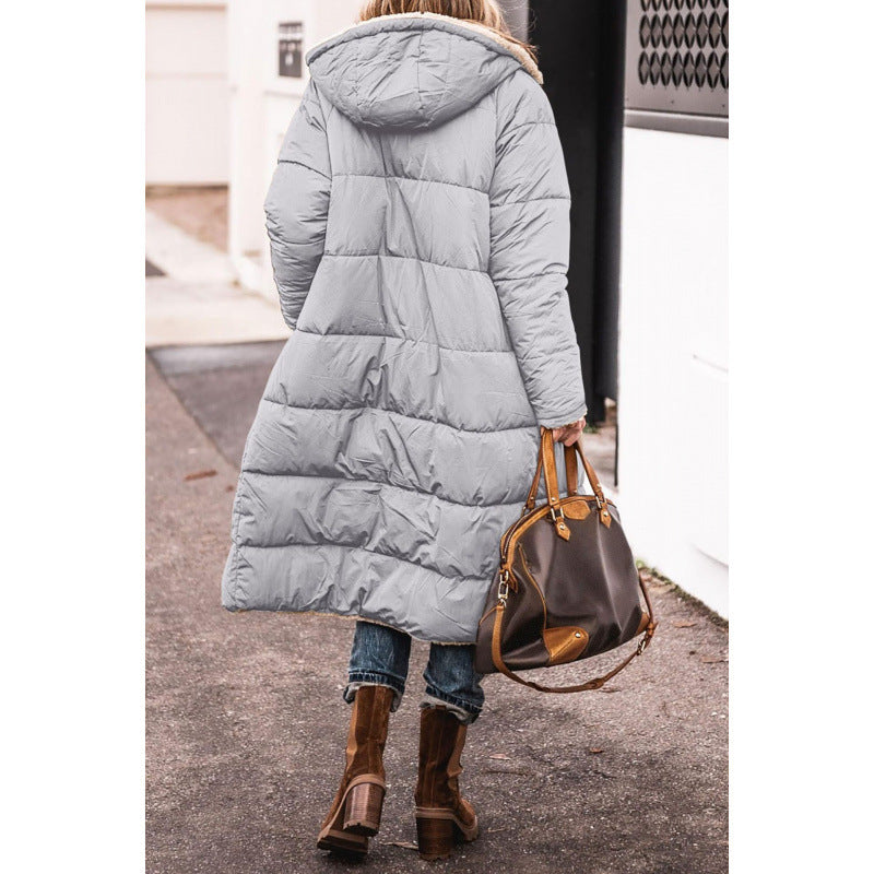 EB | Langer Gesteppter Puffer-Mantel