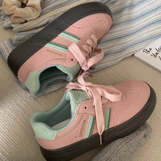 Damen Sportliche Lifestyle-Sneaker mit dämpfender Sohle und modischem Design EB