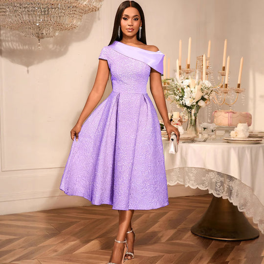 Damen elegantes A-Linien Kleid EB