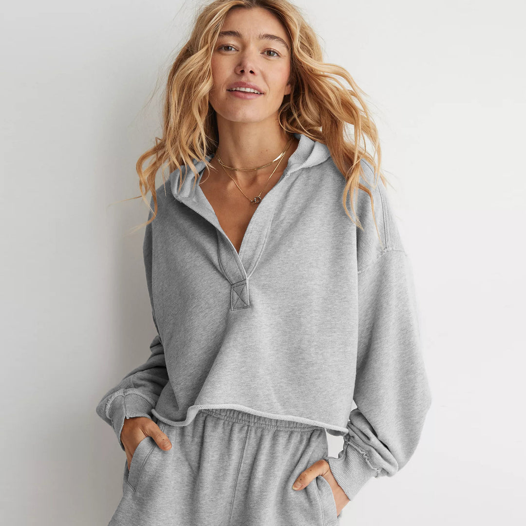 Damen Oversized Kapuzenpullover EB