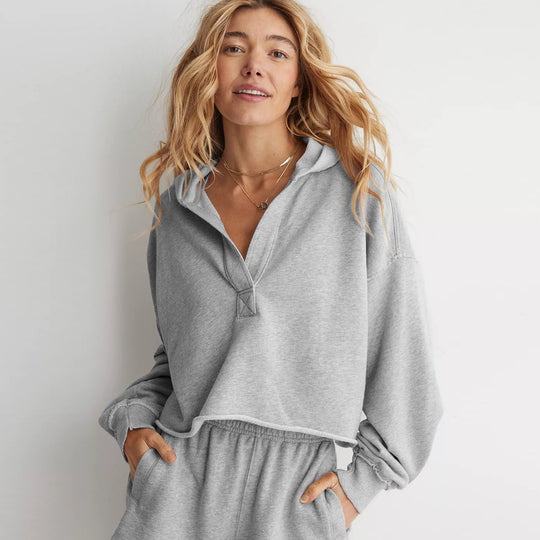 Damen Oversized Kapuzenpullover EB