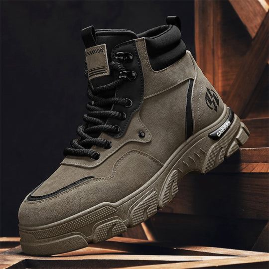 Damen Sportliche High-Top Stiefel mit robustem Profil und Dämpfungstechnologie EB