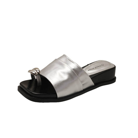 Damen Bequeme und elegante Sandalen mit dekorativem Design EB