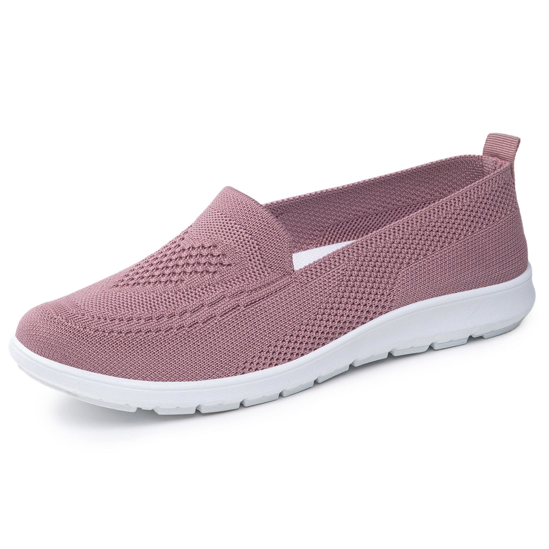 Damen Atmungsaktive Strick-Slipper EB