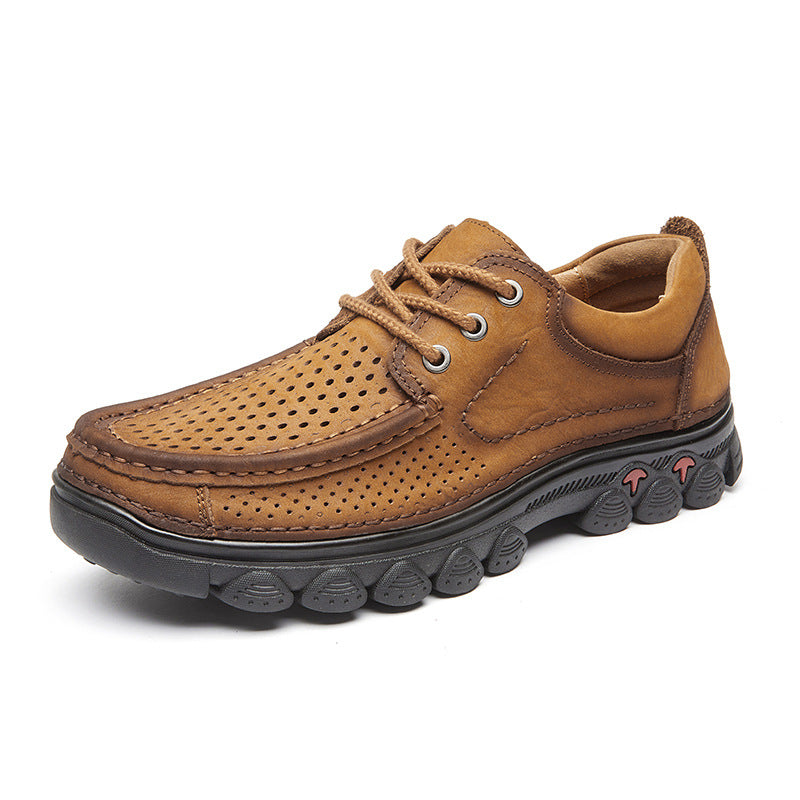 Herren Komfortable Schnürschuhe mit luftdurchlässigem Obermaterial EB