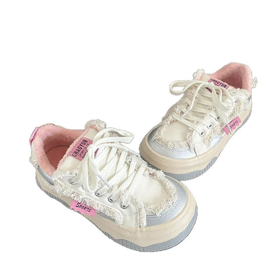 Damen Sneaker mit kuscheligem Innenfutter und rutschfester Sohle EB