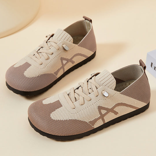Damen Leichte Sneaker mit atmungsaktivem Mesh-Obermaterial und flexiblem Sohlenkonzept EB