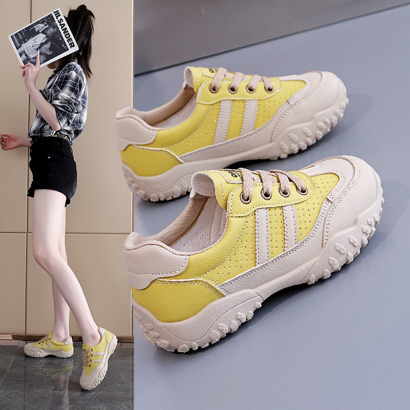 Damen Sportliche Lauf-Sneaker mit rutschfester Profilsohle und atmungsaktiver Mesh-Oberfläche EB