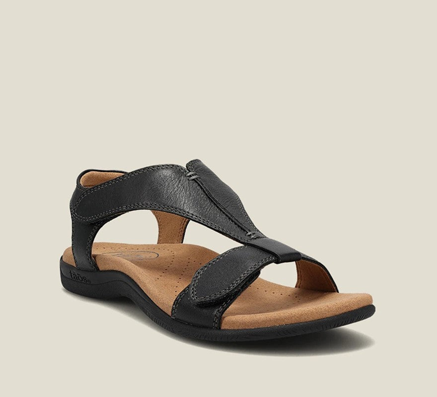 Damen Komfortable Riemchensandalen mit verstellbarem Schnallenverschluss EB