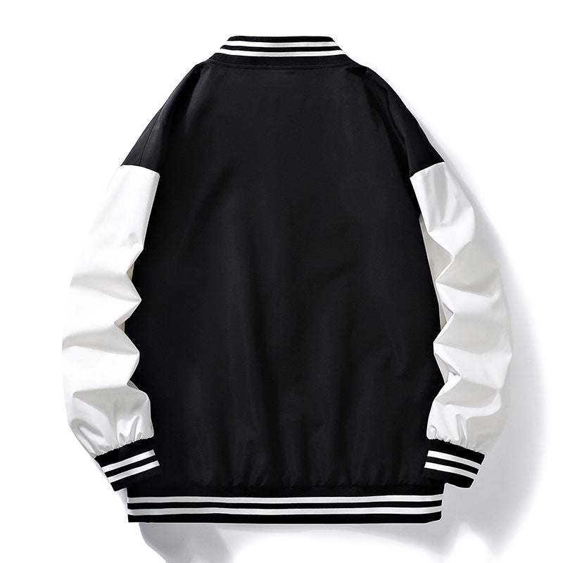 Herren sporty Bomberjacke mit Kontrastärmeln EB