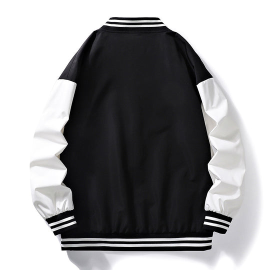 Herren sporty Bomberjacke mit Kontrastärmeln EB