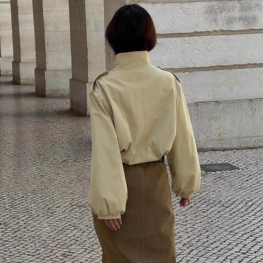 Damen modischer Blazer mit innovativem Design EB