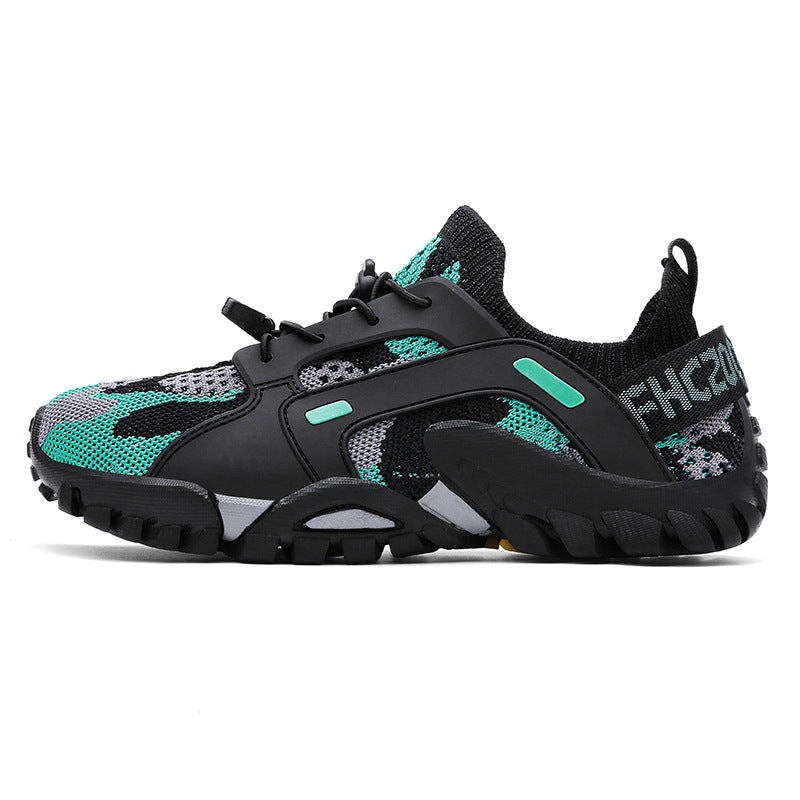 Damen Sportliche Freizeit-Sneaker mit atmungsaktivem Netzmaterial und rutschfester Sohle EB
