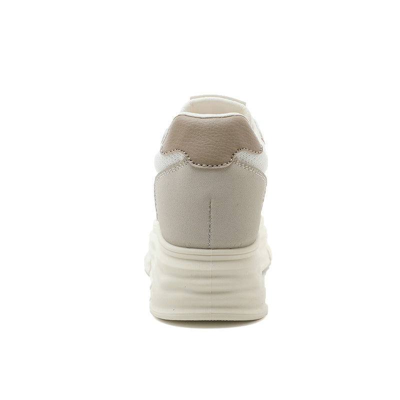 Damen Plateau Sneakers mit atmungsaktivem Mesh-Obermaterial und dämpfender Sohle EB
