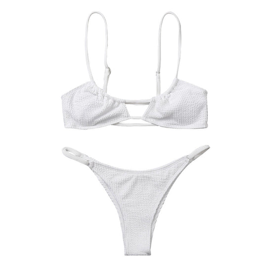 Damen Sportliches Bikini-Set mit raffiniertem Schnitt EB