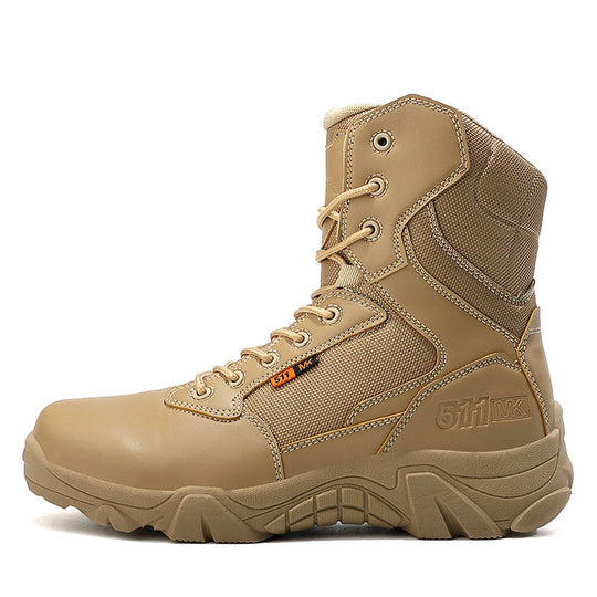 Damen Militärische Wanderstiefel mit rutschfester Sohle EB