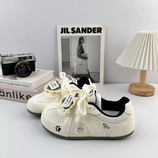 Damen Sneakers mit verspieltem Tierdesign und bequemer Sohle EB