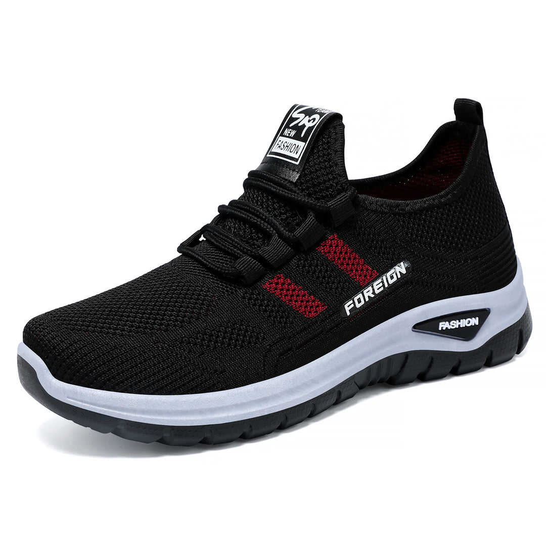 Damen Sportliche Lauf- und Freizeitsneakers mit dämpfender Sohle und atmungsaktivem Mesh-Obermaterial EB