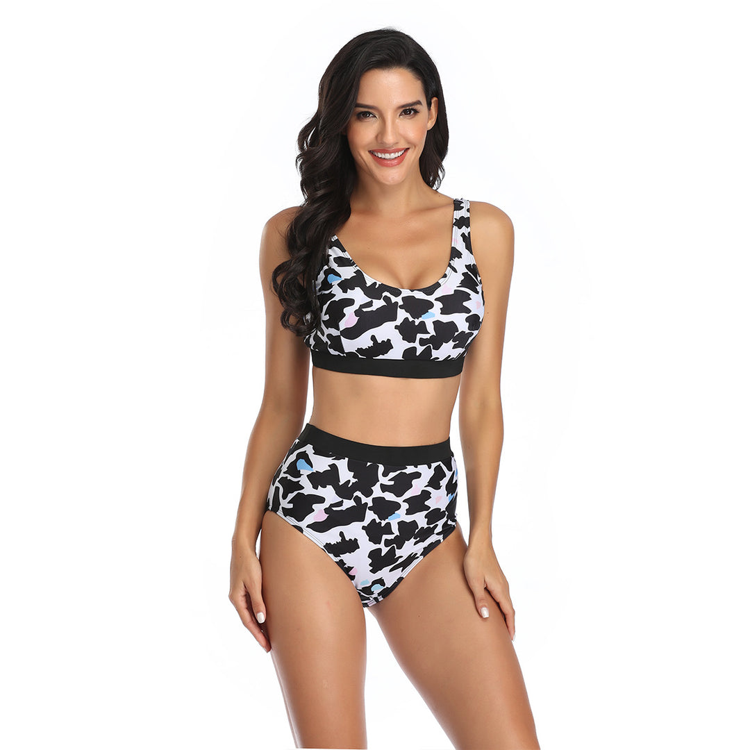 Damen Sport-Bikini mit hoch geschnittenem Hosenbund von EB