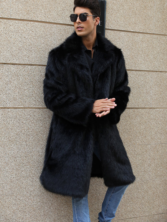Herren elegante Felljacke EB